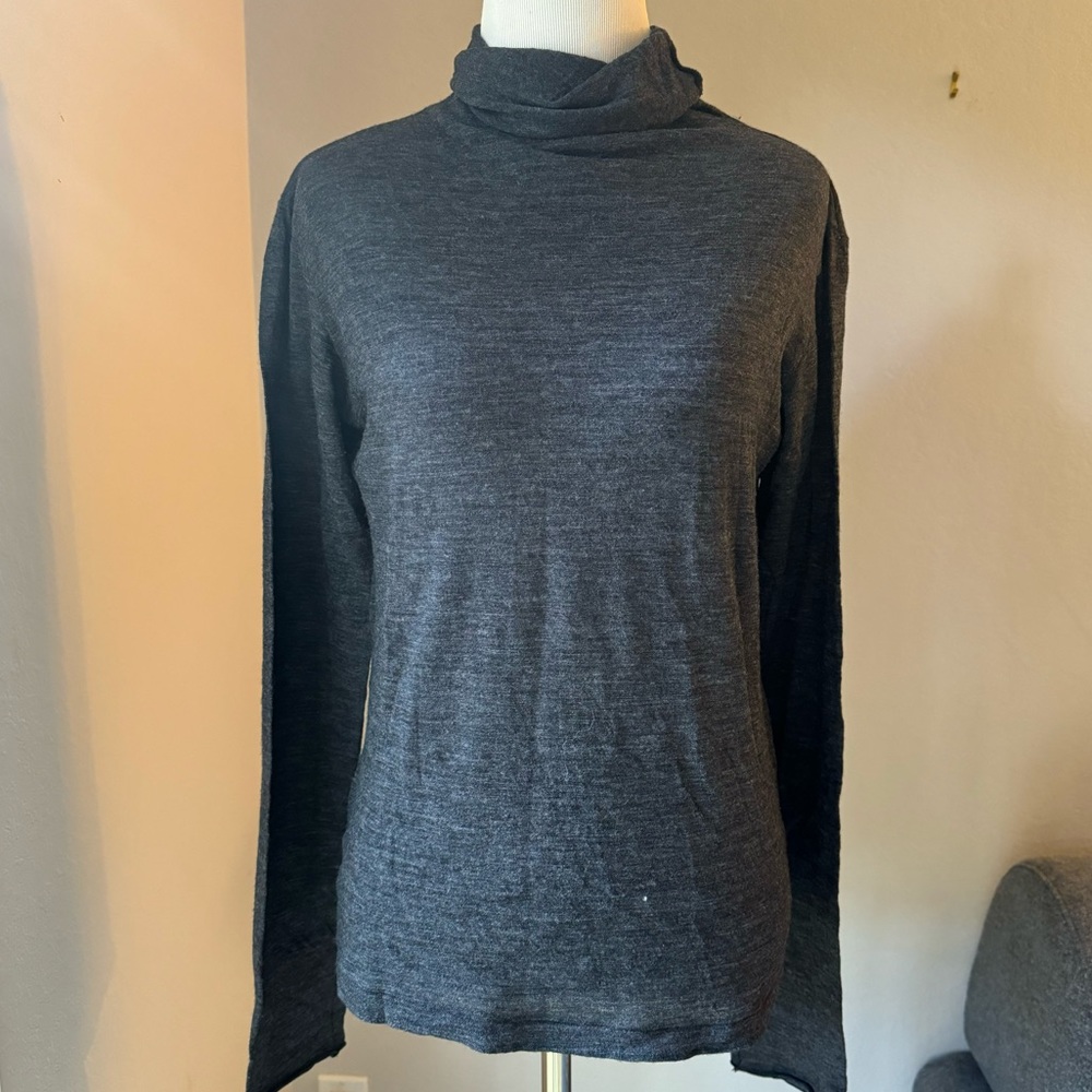 Y’s by Yohji Yamamoto Laine Wool Turtleneck Sweater
